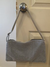 Primark Silver Sparkly Handbag NWOT