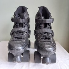 GB Kingdom Viper Roller Skates Black Womens UK Size 5