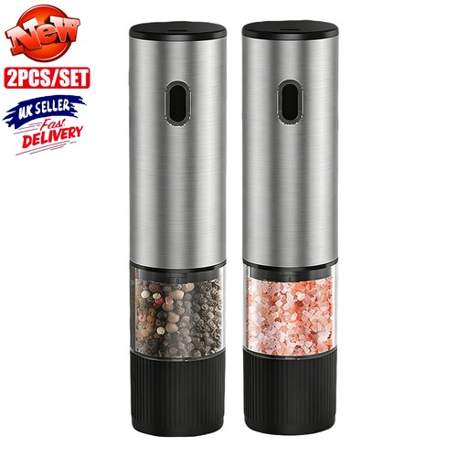 2pcs electric salt and - electric, pepper