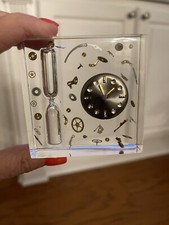 Watch Parts Encased in Acrylic