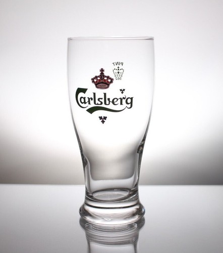 Vintage carlsberg beer pint - carlsberg,