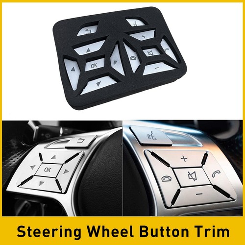 Steering wheel button silver - steering,