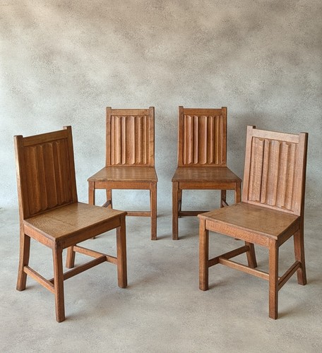 Set antique oak dining - set,