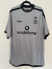 Manchester United Goalkeeper 2001/02 Centenary Shirt. Short sleeves, Size XXL