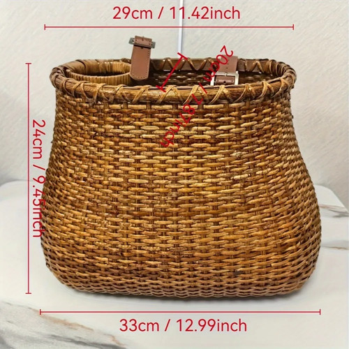 Bike front basket with - basket, cup