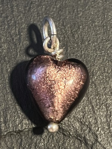 Dainty pink murano foil - pink,