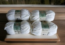 4x So Crafty Baby Yarn, White