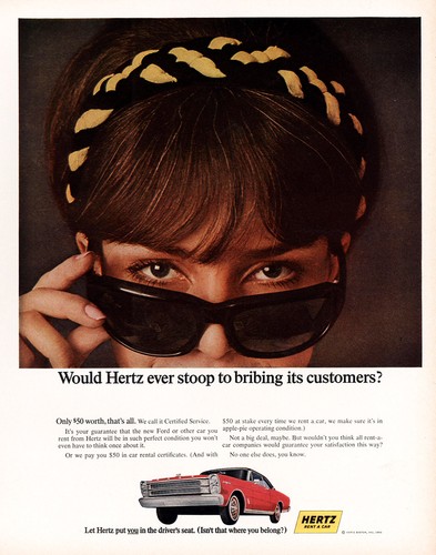 1966 hertz rental cars stoop - hertz,