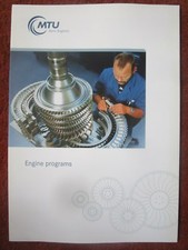 MTU AERO ENGINES PROGRAMS MILITARY CIVIL ENGINE LEAFLET 