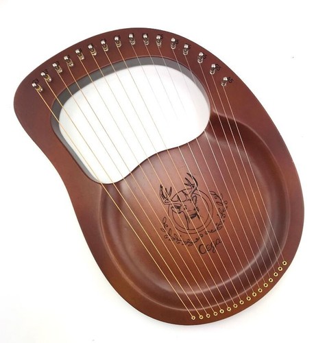 String lyre harp with - 16,