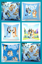 1PC Children's Cartoon Blue Dog Complete Cushion - Case & Core 45 x 45 cm CHOOSE