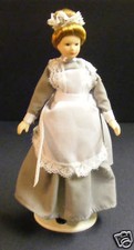 Dolls House Maid In A Grey