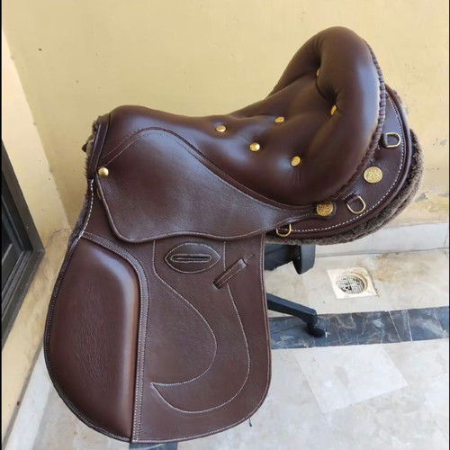 Premium brown leather english - premium,