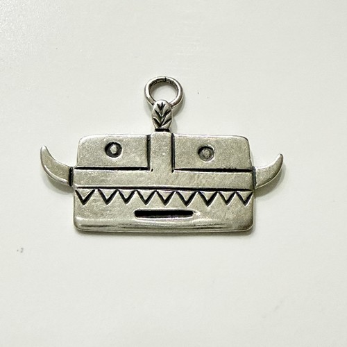 Ajm sterling silver 925 horned - silver,