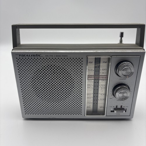Vintage realistic 2 band - am/fm, 2-band
