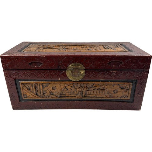 Vintage oriental hand carved - oriental, hand-carved