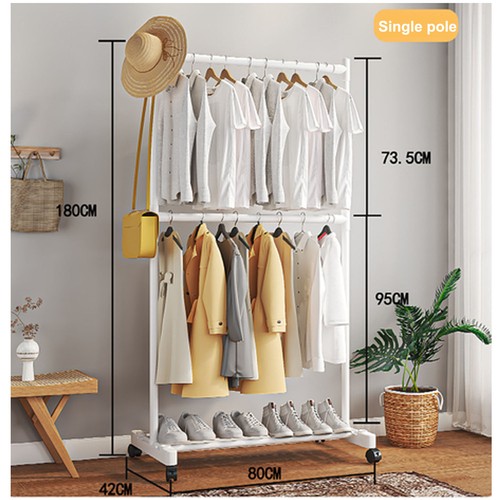 Metal clothes rail - metal, garment