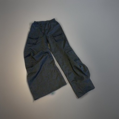 Black wide leg cargo - cargo, sze