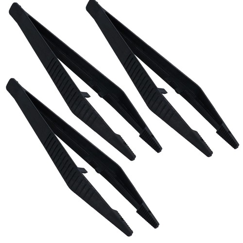 Plastic feeding food tongs - 5",