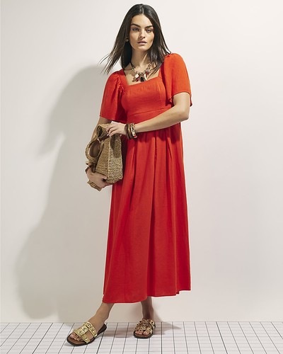 River island womens midi dress - midi,