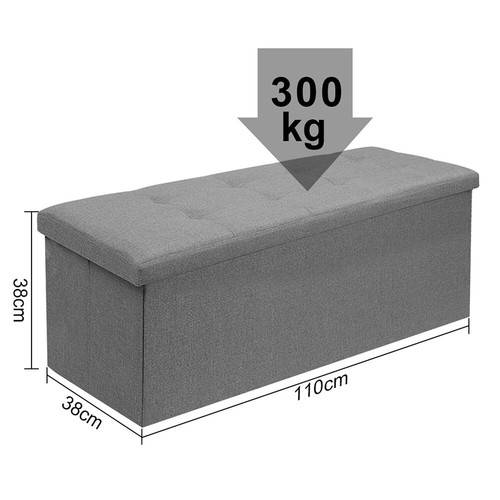 Folding ottoman storage - folding,