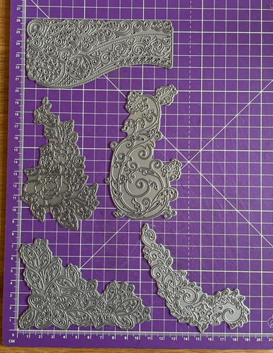 Tattered lace corners - lace,