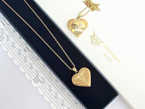 Ladies gold heart waterproof - ladies,