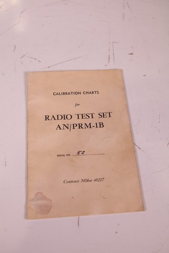 Radio test set prm - set, an/prm-1b