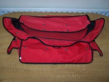  PHIL AND TEDS TWIN CLASSIC BUGGY BASKET/FOOTREST-RED/GREY