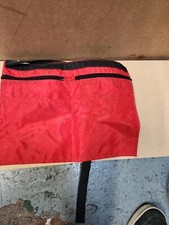 Red 4 pocket Reinforced Market Trader Money Belt Pouch Adjustable Strap