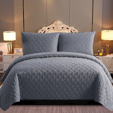 3 Piece Quilted Embossed