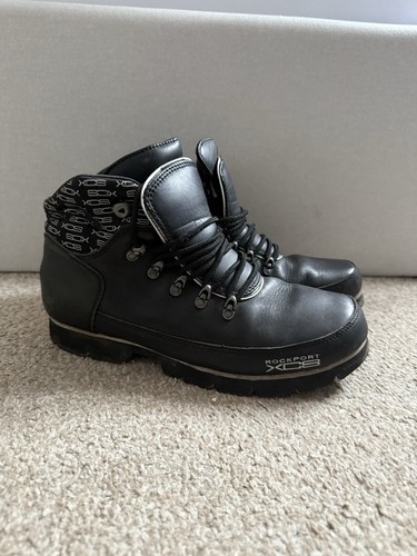 Rockport xcs black leather - xcs,