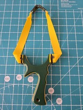 CATAPULT SS4-24 MK2 TTF,19mm GREEN/YELLOW HDPE Hegarty Slings ,SNIPERSLING