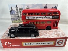 Oxford Diecast The City Collection London Bus & Taxi Set 1:76