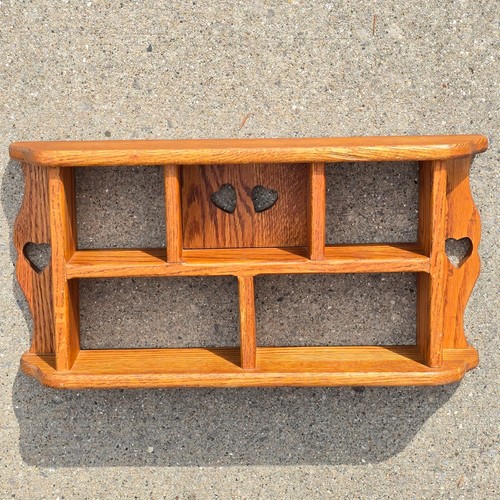 Vtg hard wood wall mount - vtg,