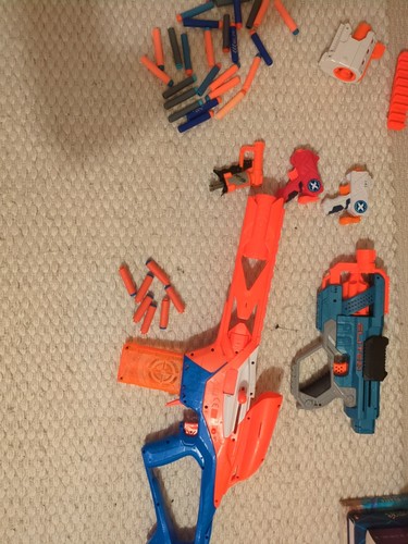 Assorted nerf guns including - assorted,