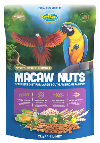Vetafarm macaw nuts 2kg - macaw,