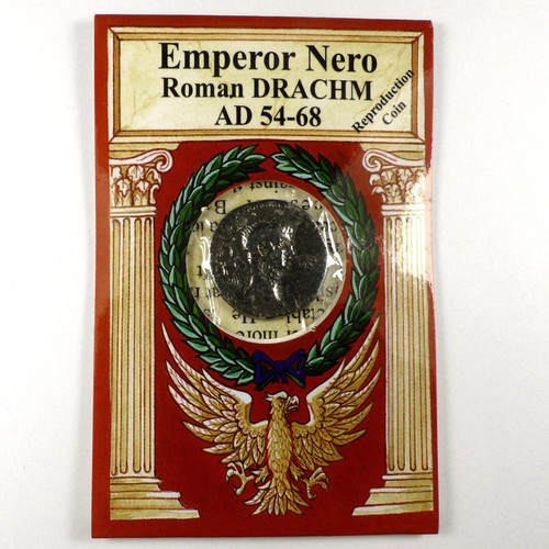Emperor nero roman - emperor, drachm
