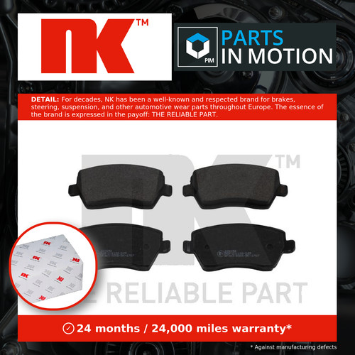 Brake pads set fits renault - set,