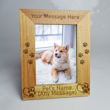 Personalised Photo Frame Cat