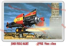 RETRO FIREBALL XL5  - BLAST OFF !  NEW JUMBO FRIDGE MAGNET OR KEYRING