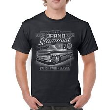 Grand Slammed Classic Pickup T-shirt Hot Rod Custom Vintage Truck Men's Tee