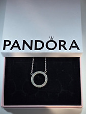 Pandora Circle of Sparkle Necklace #590514CZ Boxed
