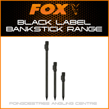 FOX BLACK LABEL BANKSTICK RANGE - ALL SIZES | NEW - CARP FISHING BANKWARE