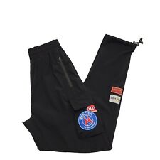 Mercier Black Drawstring Tracksuit Bottoms/Joggers Uk Men's S W30 L30 DD742