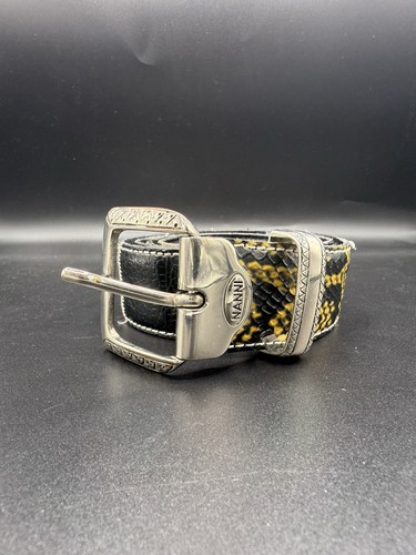 Nanni beige leather belt - nanni,