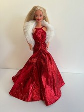 Vintage 1998 Mattel Giggles 'n Swing Barbie OOAK Glam Winter Christmas Doll