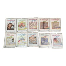 Embroidery Magic Collection 10 Issues Iron-On Transfer Patterns