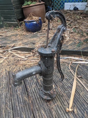 Vintage cast iron hand - cast,
