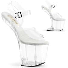 Pleaser 8" Heelless 3" Pf